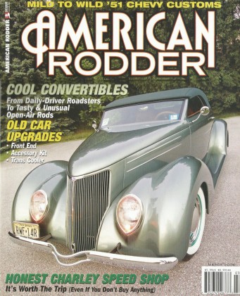 AMERICAN RODDER 2006 MAR - '51 CHEVY CUSTOMS, OLD CAR UPGRADES, HONEST CHARLEY